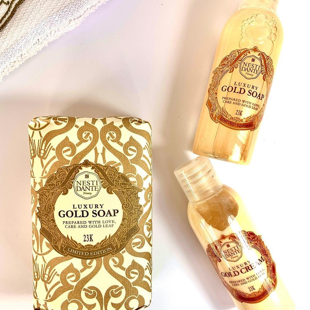 Nesti Dante Kit Travel Luxury Gold