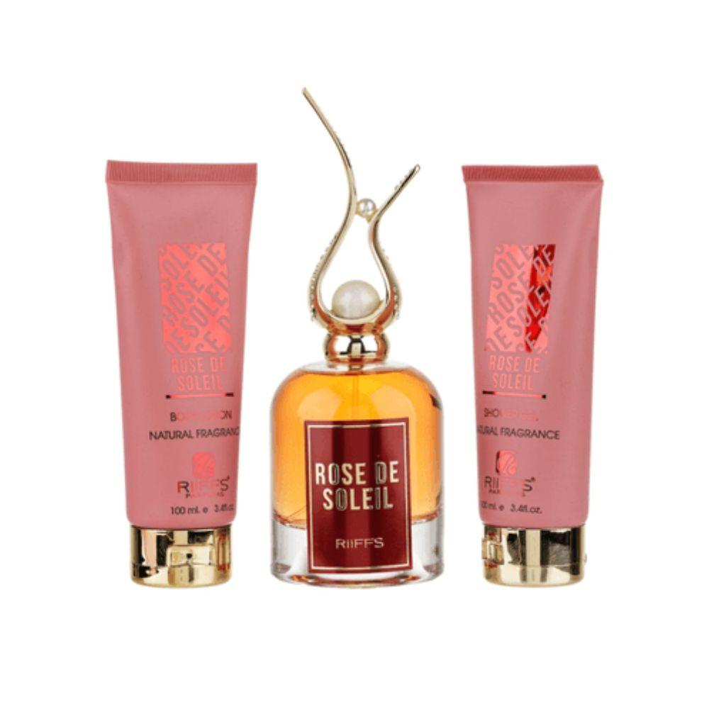 Riiffs Kit Rose de Soleil Eau de Parfum Feminino + Shower Gel + Body Lotion