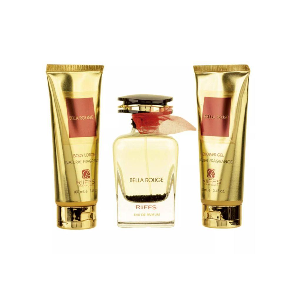 Riiffs Kit Bella Rouge Eau de Parfum Feminino + Shower Gel + Body Lotion