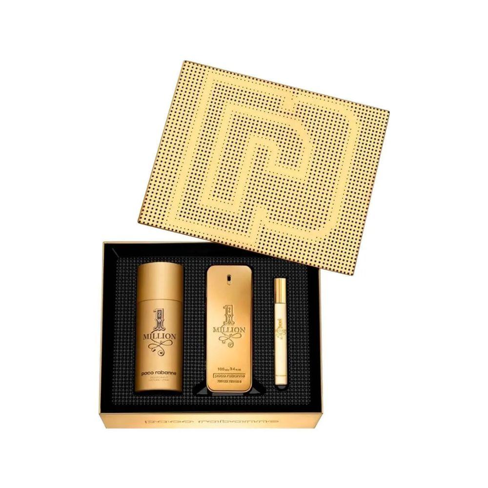Paco Rabanne Kit One Million Eau de Toilette Masculino + Desodorante + Travel Size