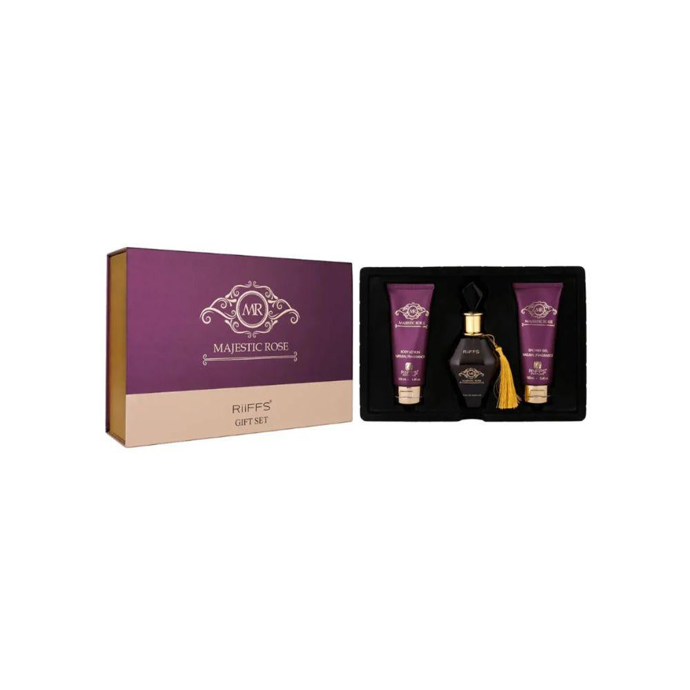Riiffs Kit Majestic Rose Eau de Parfum Feminino + Shower Gel + Body Lotion