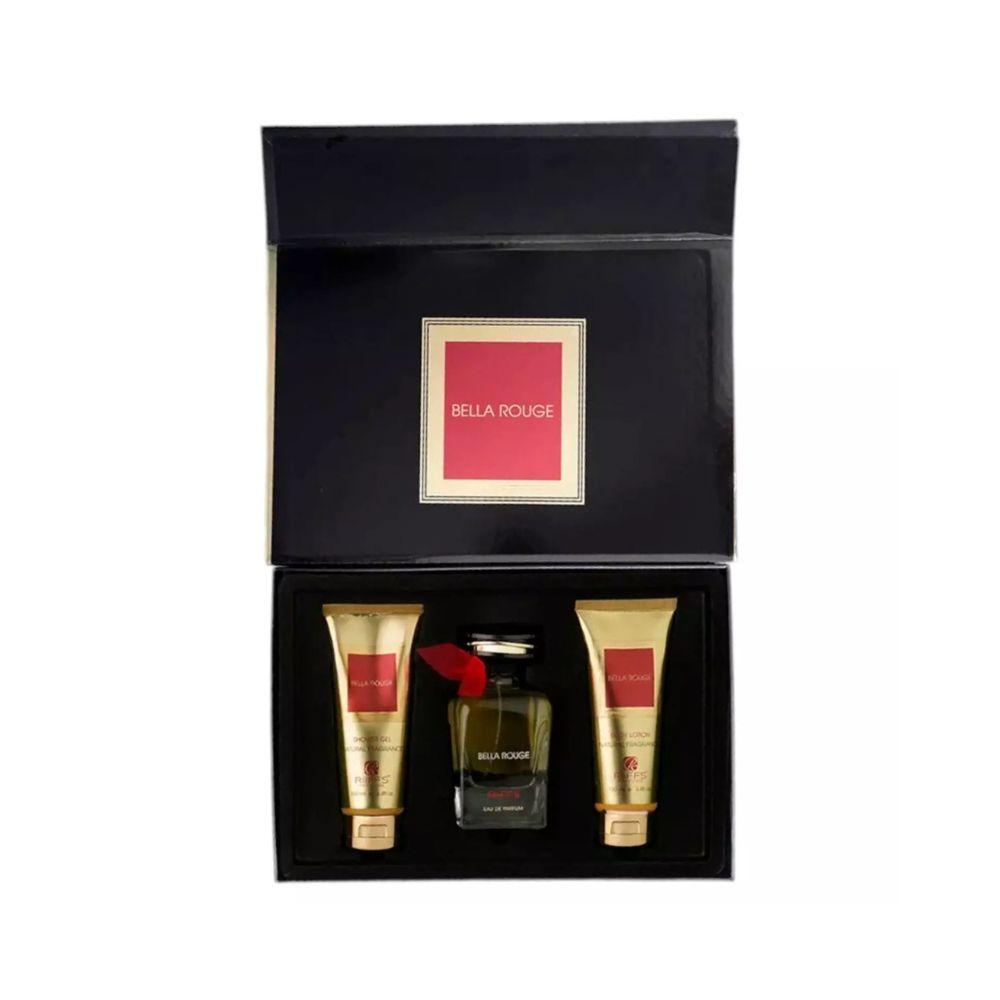 Riiffs Kit Bella Rouge Eau de Parfum Feminino + Shower Gel + Body Lotion