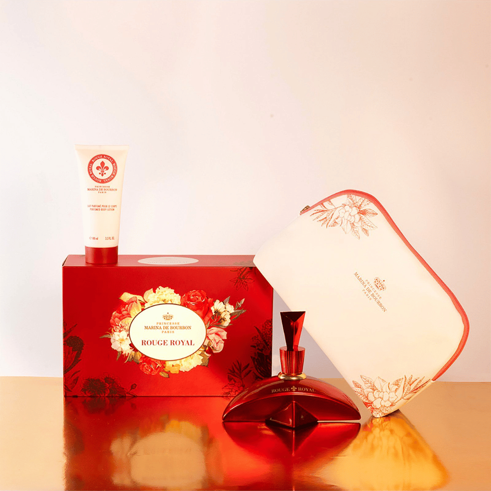 Marina de Bourbon Kit Rouge Royal Eau de Parfum Feminino + Body Lotion + Necessaire