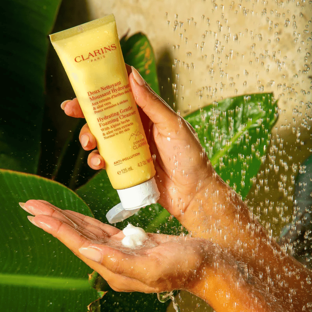 Clarins Espuma de Limpeza Facial Hydrating Gentle Foaming Cleanser