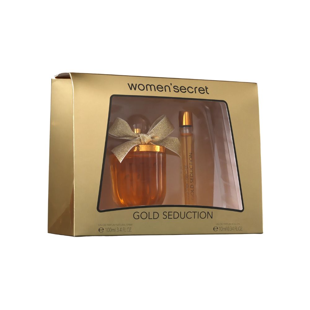 Women Secret Kit Gold Seduction Eau de Parfum Feminino + Roll On