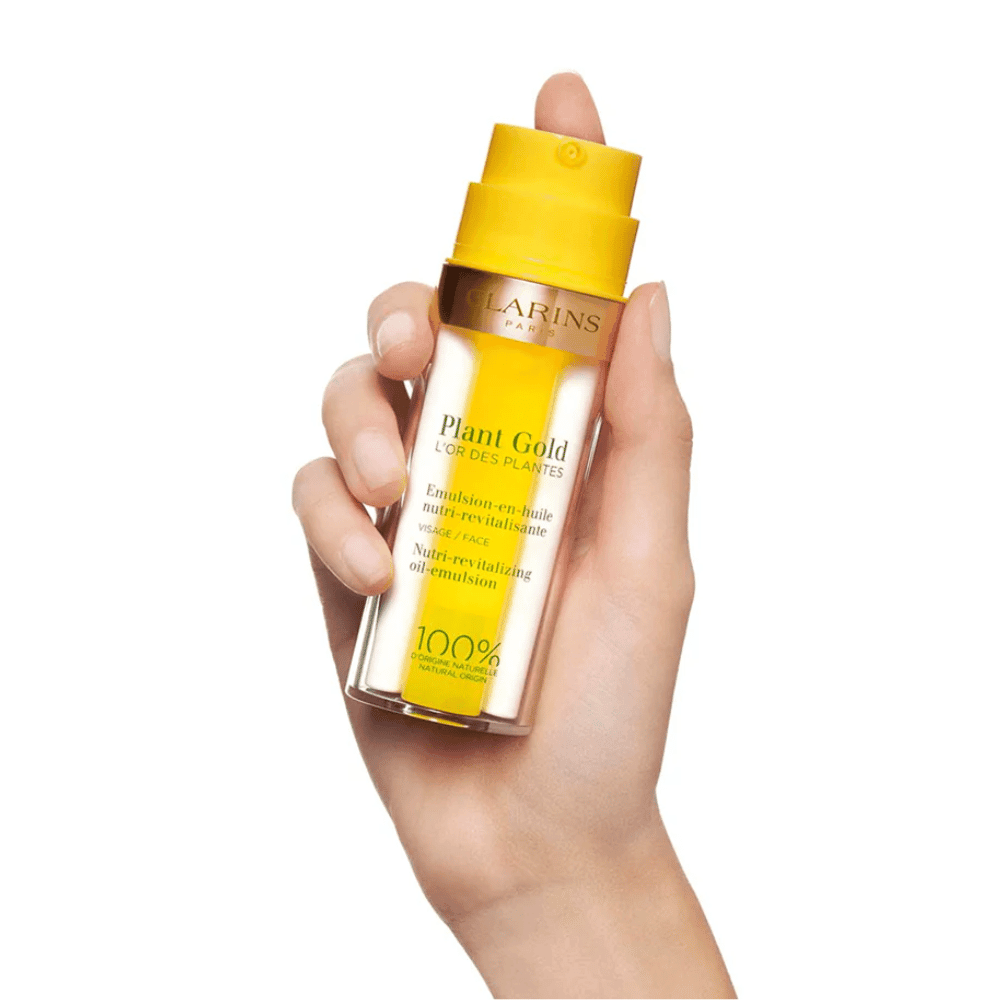 Clarins Emulsão em Óleo Plant Gold L'Or des Plantes Nutri Revitalizing