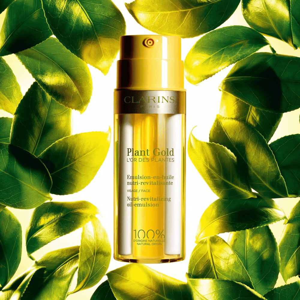 Clarins Emulsão em Óleo Plant Gold L'Or des Plantes Nutri Revitalizing