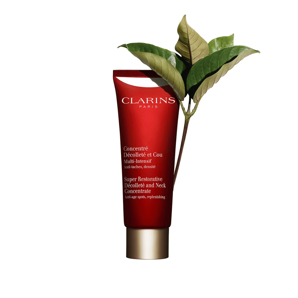 Clarins Creme Anti-idade para Pescoço e Colo Super Restorative Concentrate