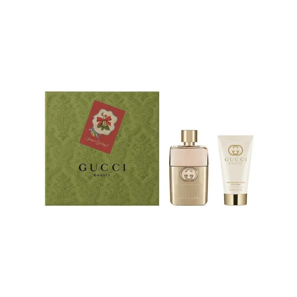Gucci Guilty Kit Pour Femme Eau de Parfum Feminino + Body Lotion