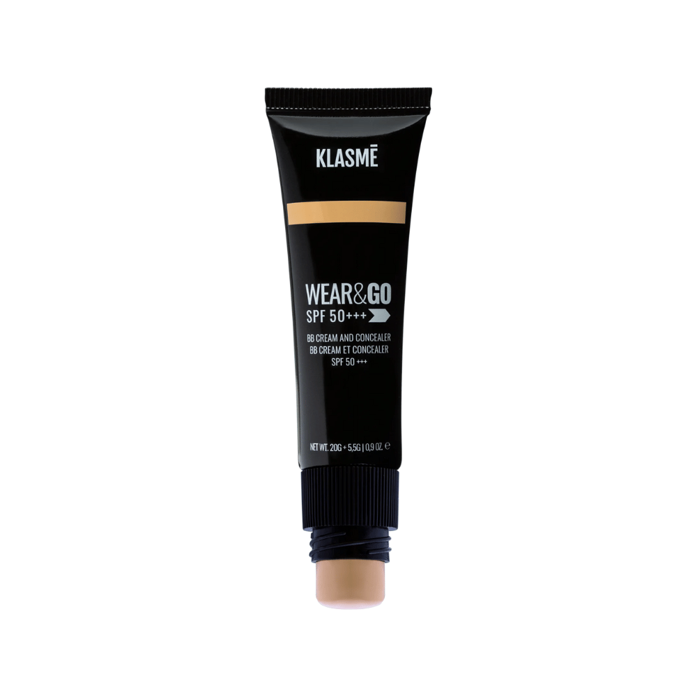 Klasme Base Líquida 20g + Corretivo 5,5g Wear&GO BB Cream And Concealer SPF50