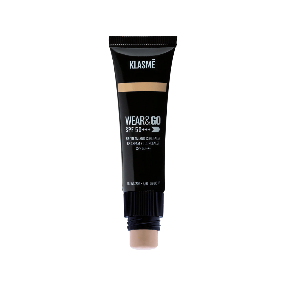Klasme Base Líquida 20g + Corretivo 5,5g Wear&GO BB Cream And Concealer SPF50