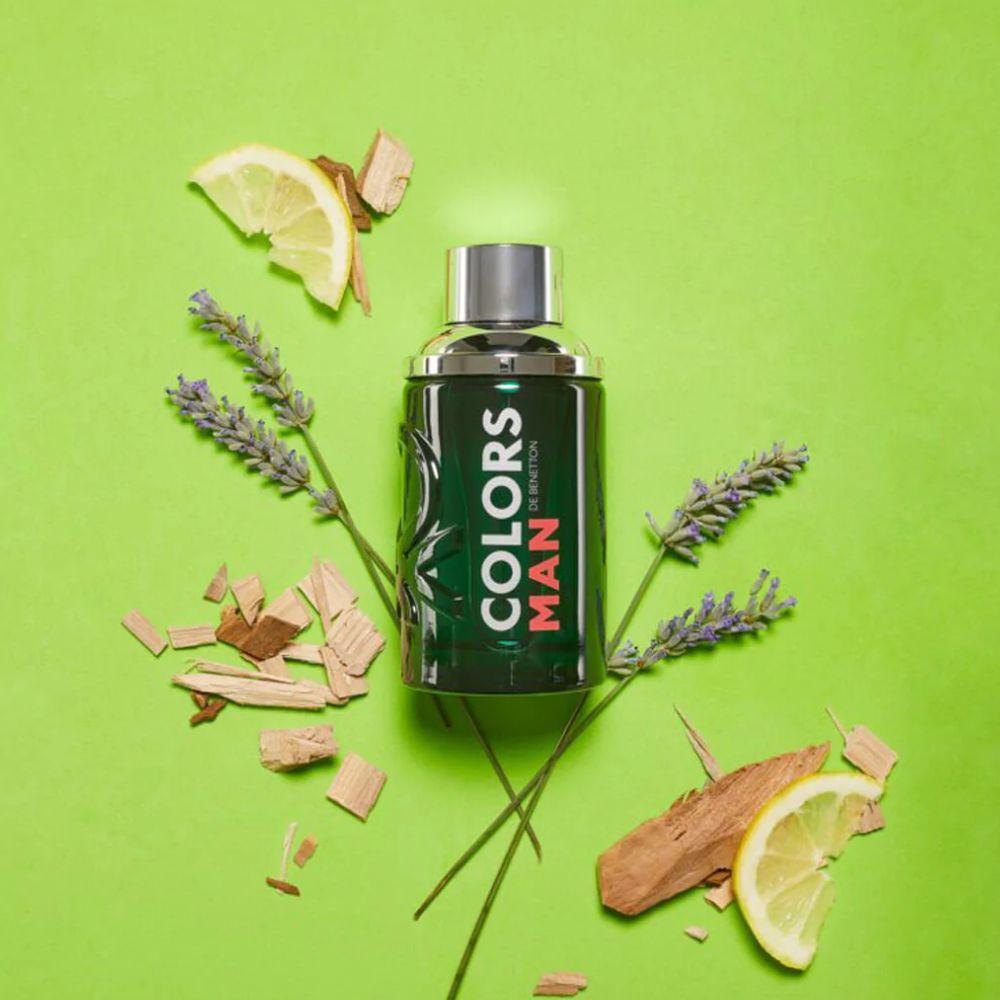 Benetton Kit Colors Green Eau de Toilette Masculino + After Shave