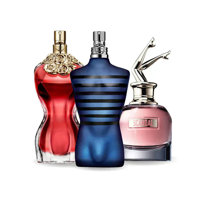 BLACK FRIDAY: Combo de 3 Perfumes LA BELLE, ULTRA MALE e Gaultier SCANDAL 100ml
