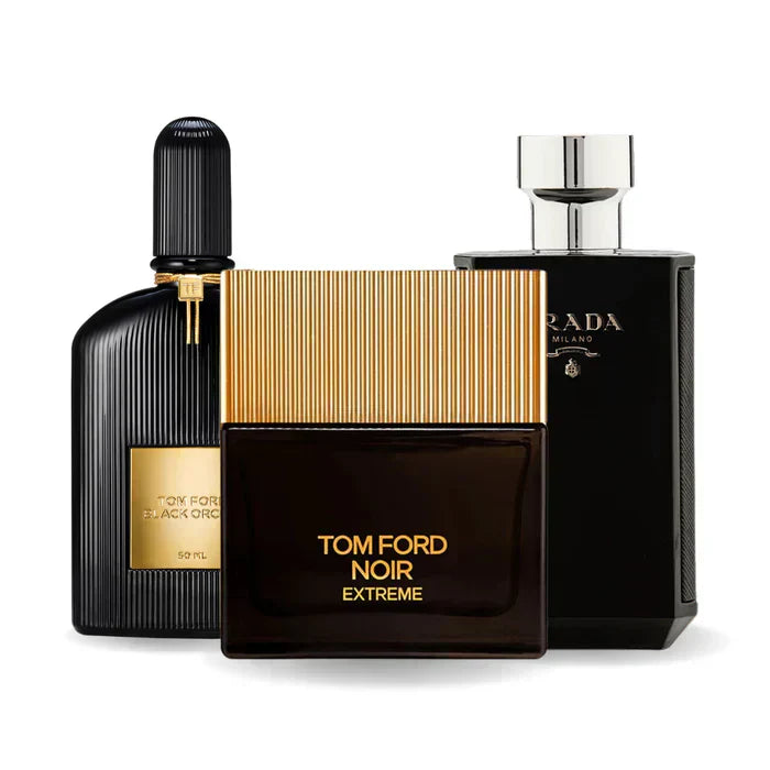 BLACK FRIDAY: Combo de 3 Perfumes BLACK ORCHID, NOIR EXTREME e PRADA INTENSE 100ml