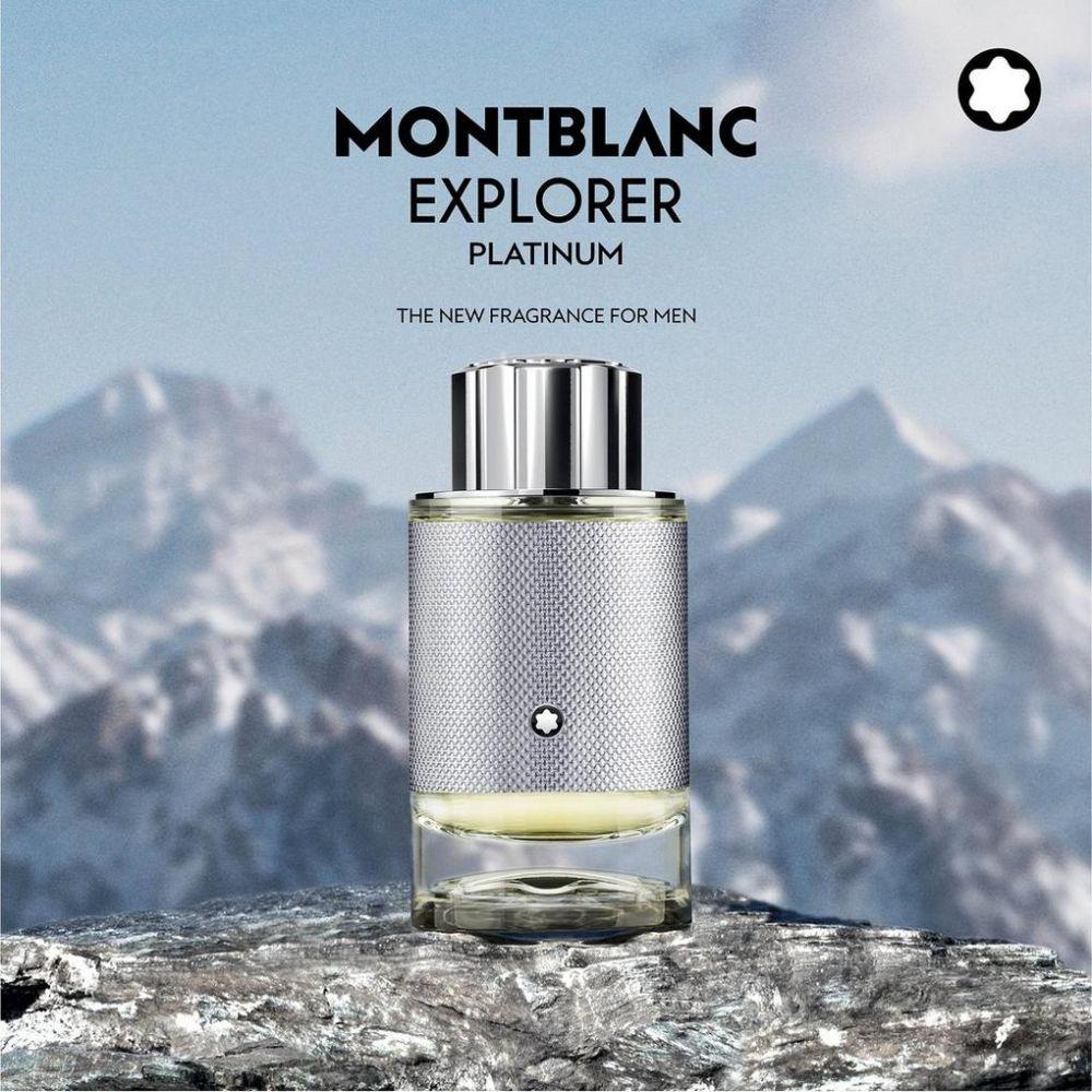 Montblanc Kit Explorer Platinum Masculino + Travel + Shower Gel
