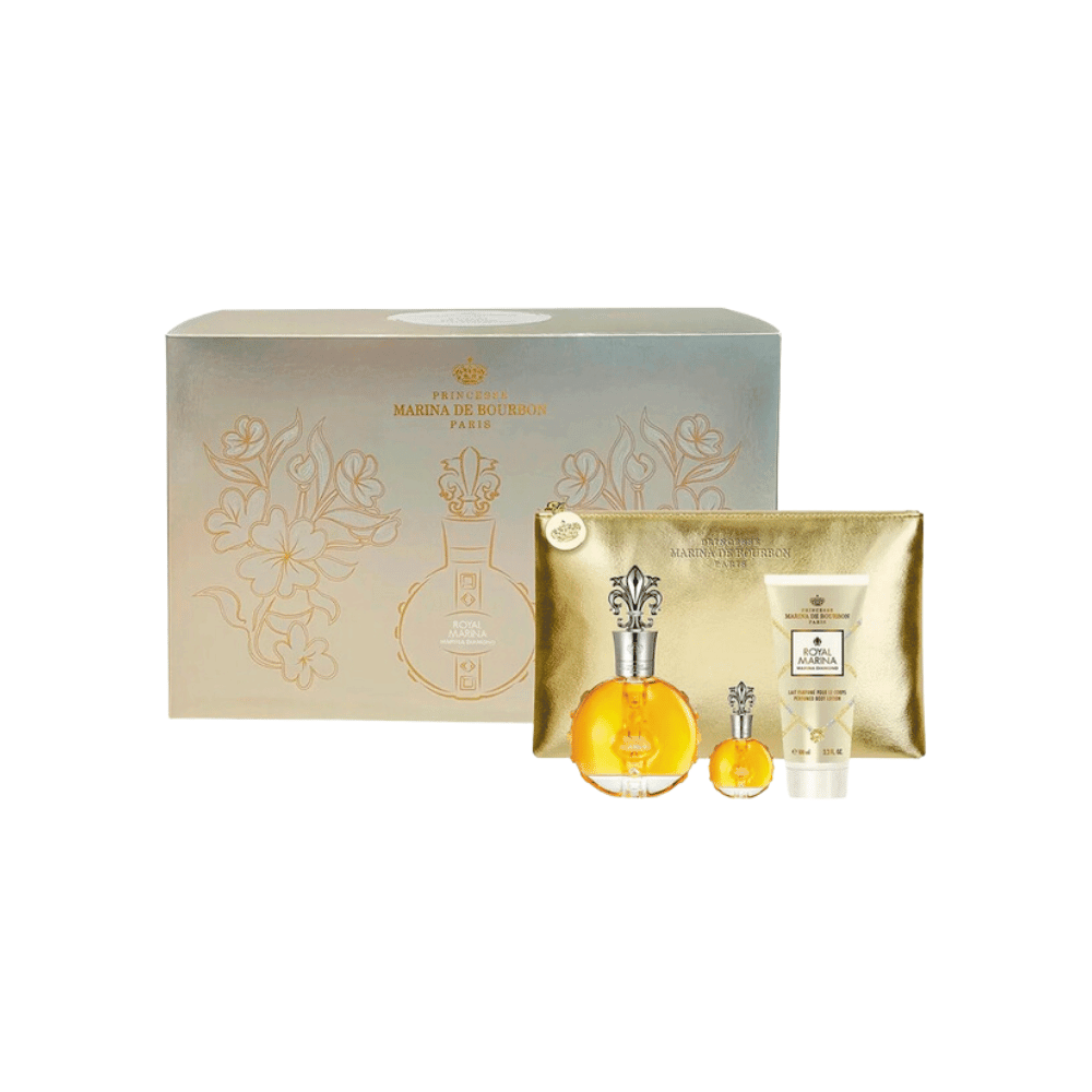 Marina de Bourbon Kit Royal Diamond Eau de Parfum Feminino + Travel + Body Lotion + Necessarie