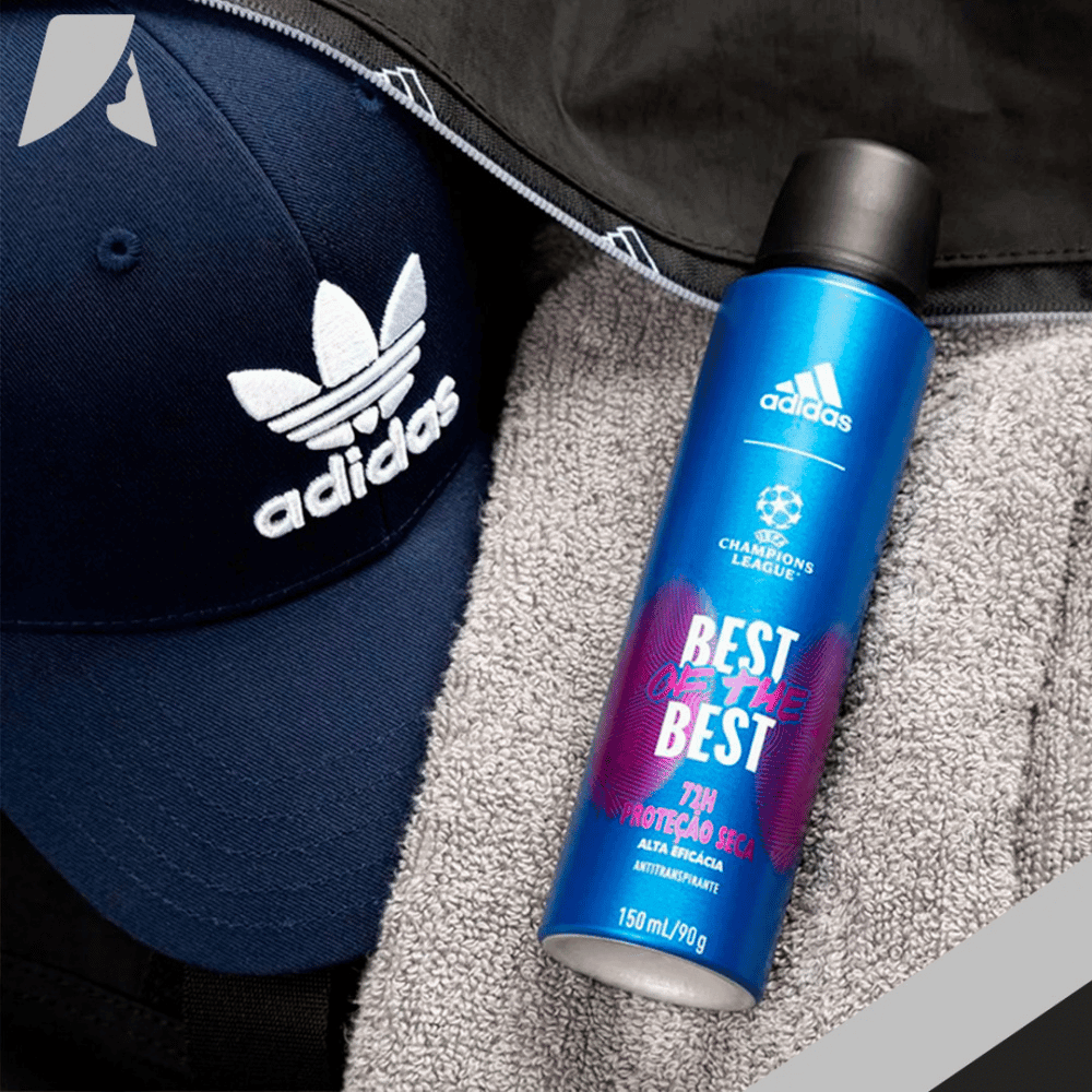 Adidas Kit Best of The Best Eau de Toilette 100ml + Desodorante 150ml Masculino