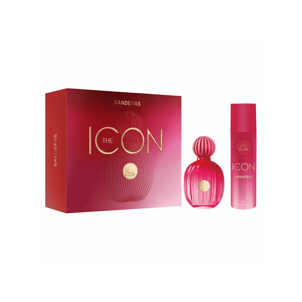 Antonio Banderas Kit The Icon Her Eau de Parfum Feminino + Desodorante