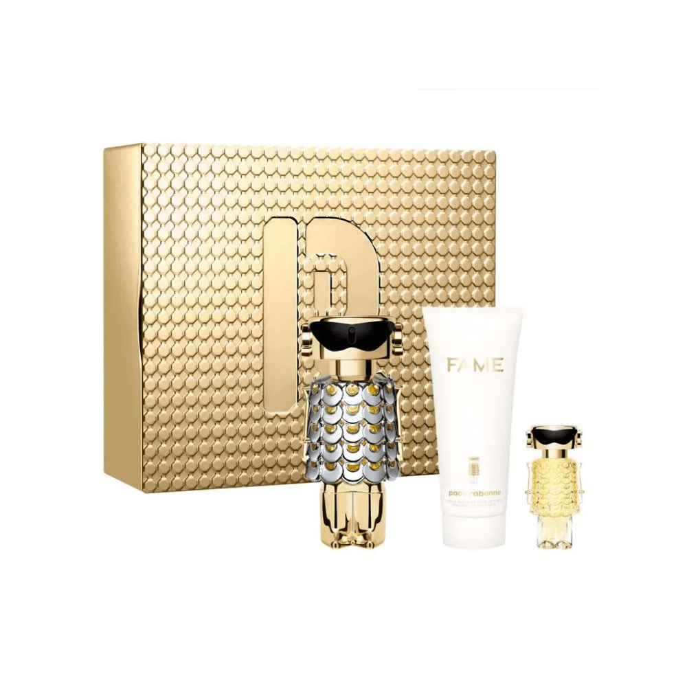 Paco Rabanne Kit Fame Eau de Parfum Feminino + Body Lotion + Travel Size
