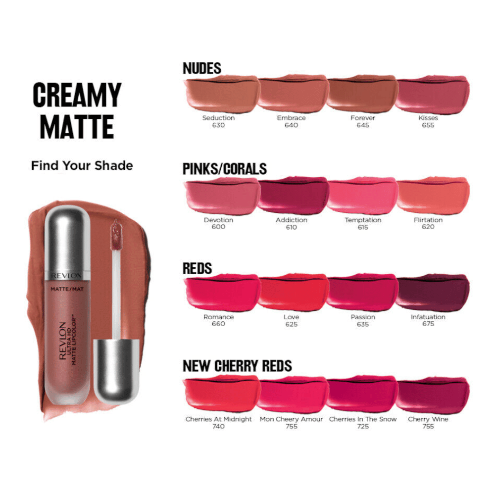Revlon Batom Líquido Ultra HD Matte Lipcolor