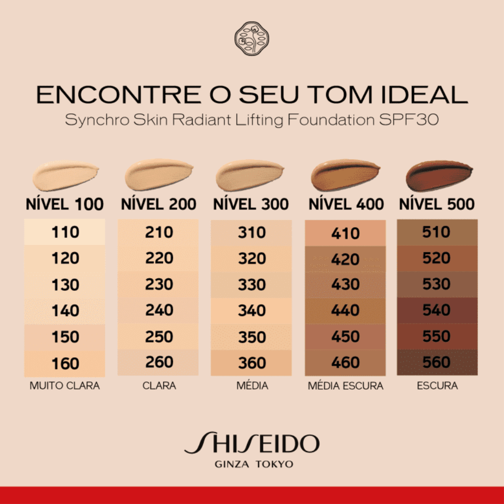 Shiseido Synchro Skin Radiant Lifting Foundation SPF30