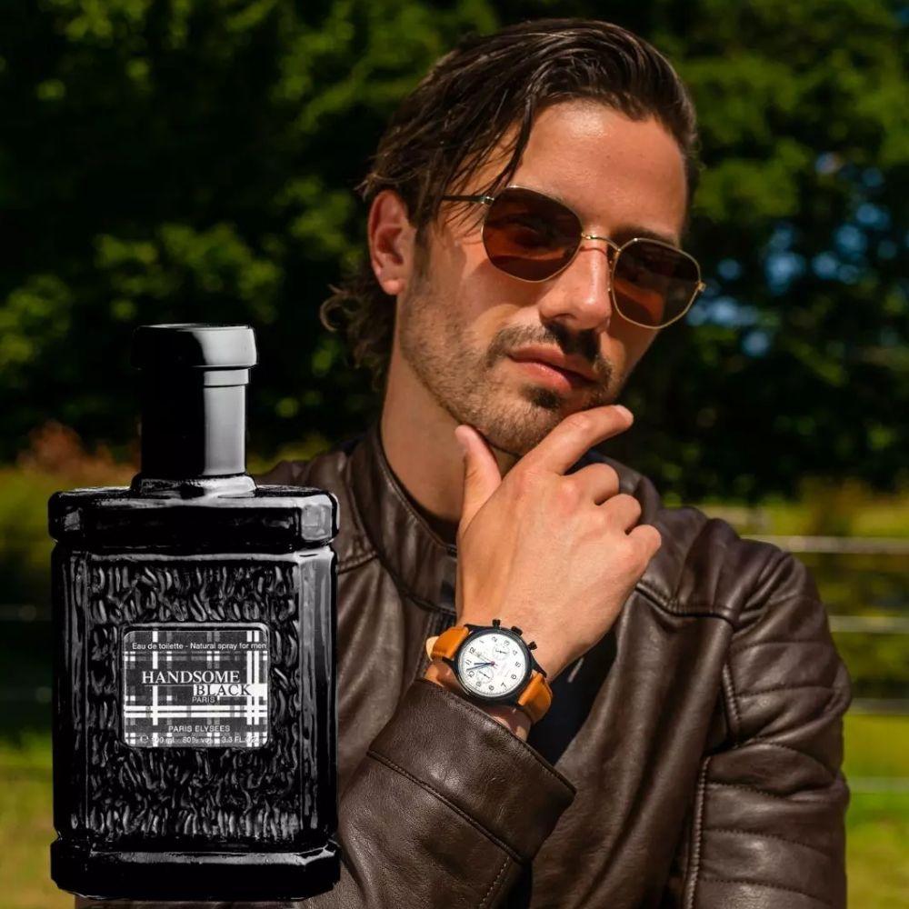 Paris Elysees Handsome Black Eau de Toilette Masculino
