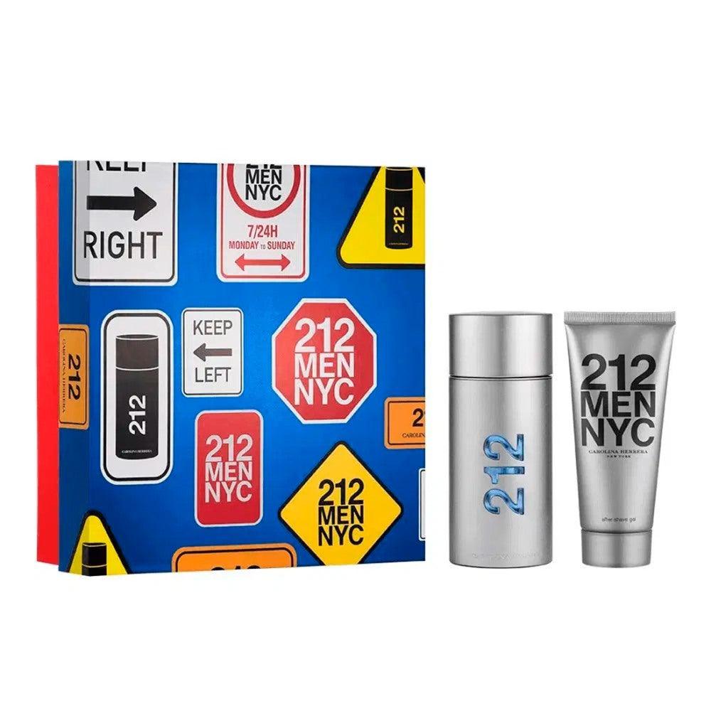 Carolina Herrera Kit 212 Nyc Men+After Shave Eau De Toilette Masculino