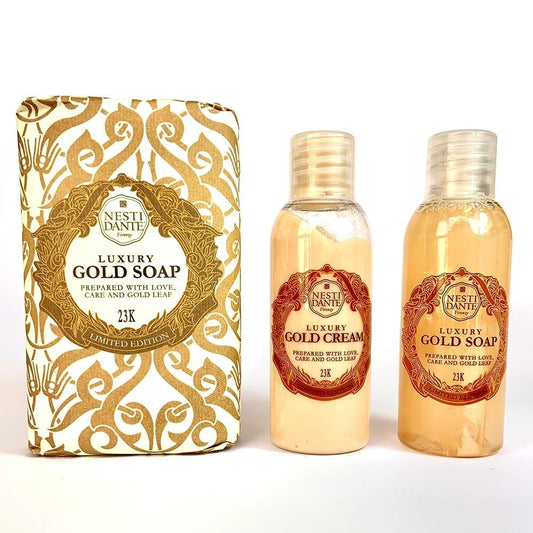 Nesti Dante Kit Travel Luxury Gold