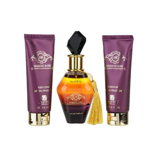 Riiffs Kit Majestic Rose Eau de Parfum Feminino + Shower Gel + Body Lotion