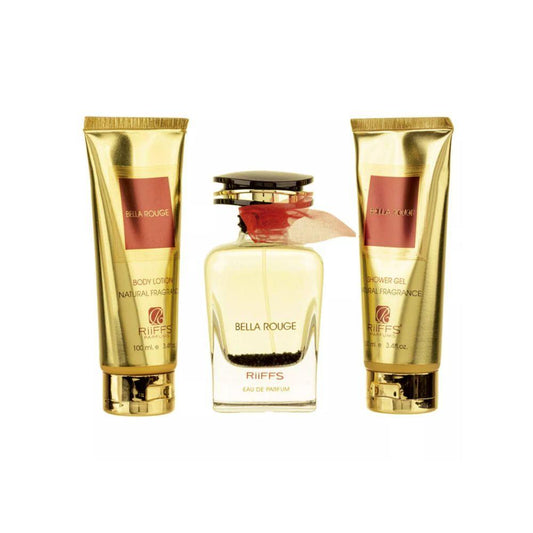 Riiffs Kit Bella Rouge Eau de Parfum Feminino + Shower Gel + Body Lotion