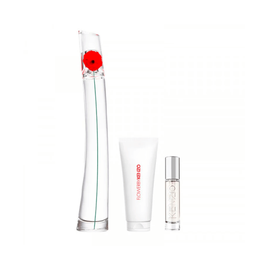 Kenzo Kit Flower By Kenzo Eau de Parfum Feminino + Body Lotion + Travel Size