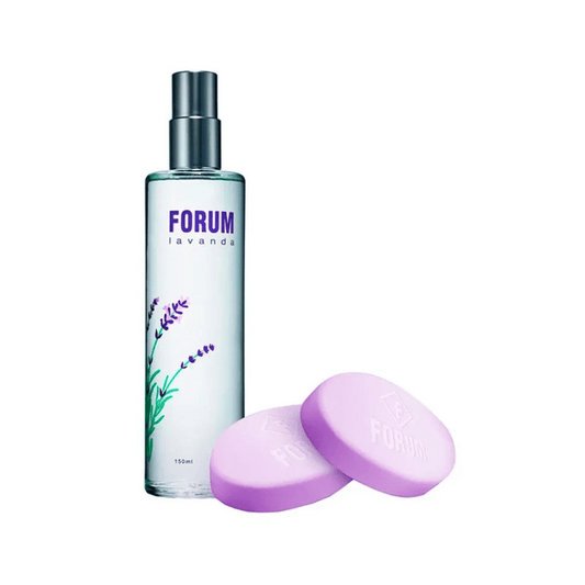 Fórum Kit Lavanda Deo Colônia Feminino + 2 Sabonetes
