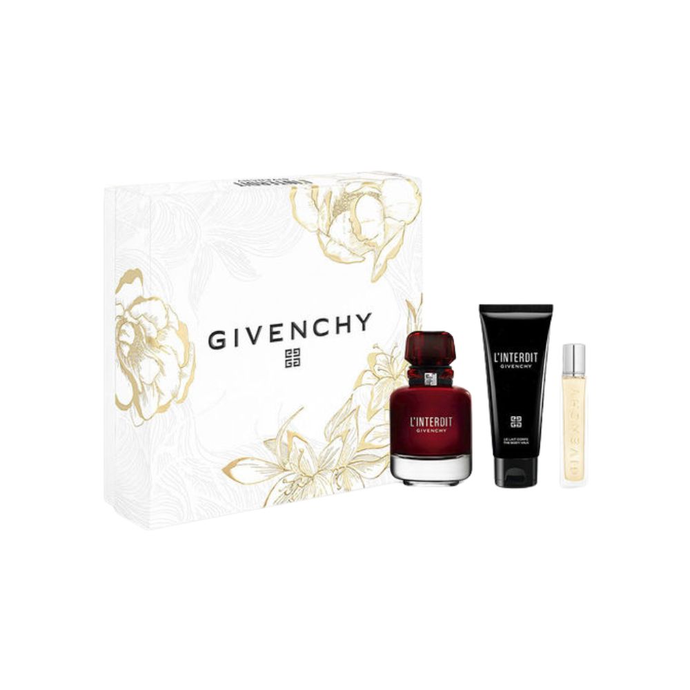 Givenchy Kit L'Interdit Rouge Eau de Parfum Feminino + Body Lotion + Travel Size