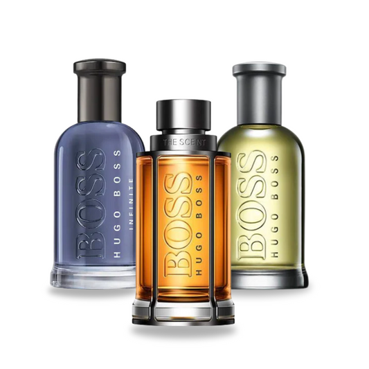 BLACK FRIDAY: Combo de 3 Perfumes BOSS BOTTLED, BOSS THE SCENT e BOSS BOTTLED INFINITE 100ml