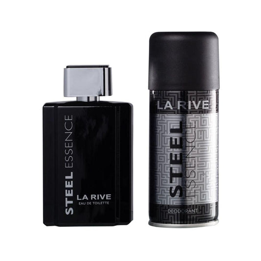 La Rive Kit Steel Essence Eau de Toilette Masculino + Desodorante