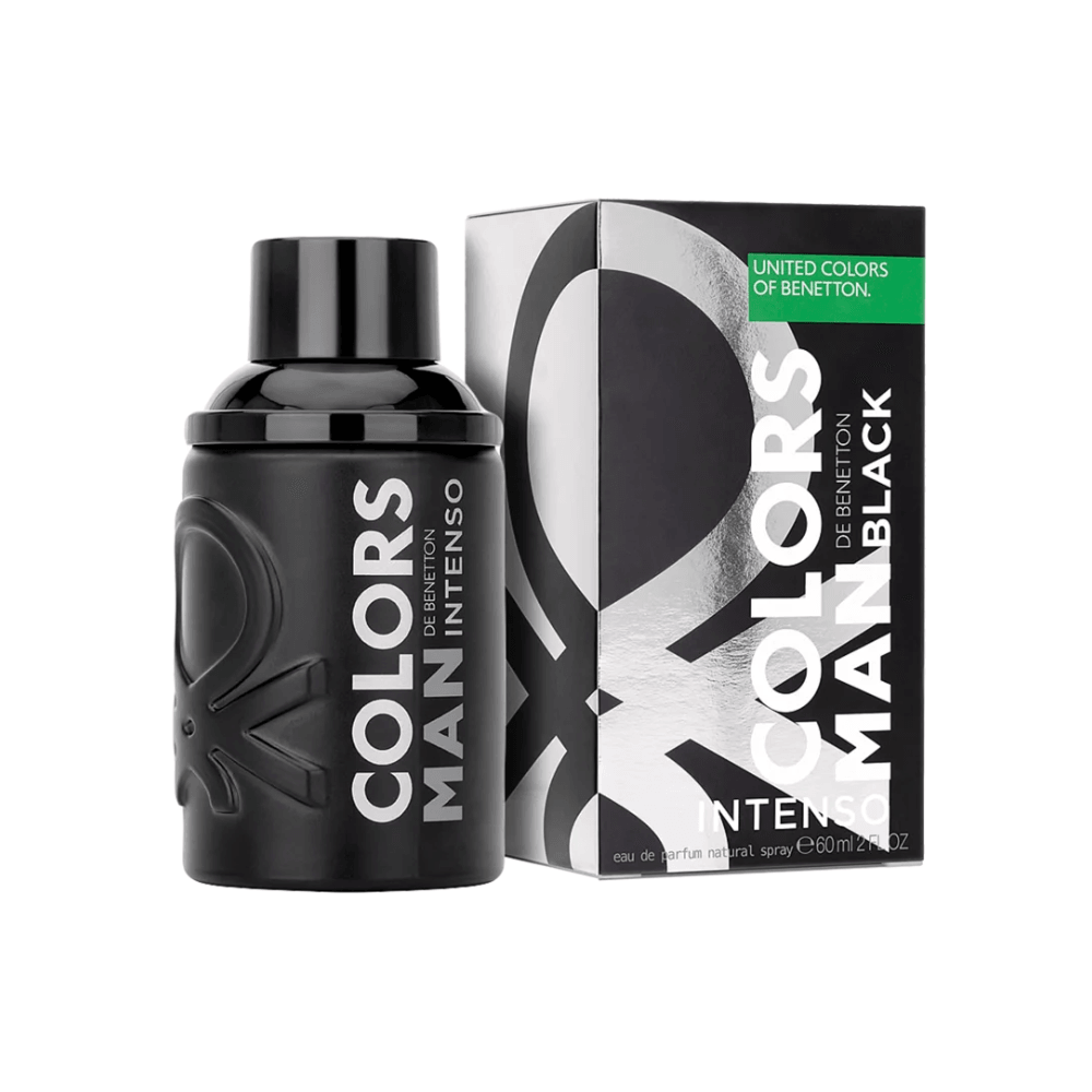 Benetton Colors Black Intenso Eau de Parfum Masculino