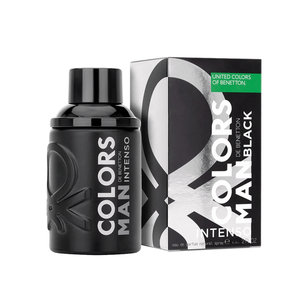 Benetton Colors Black Intenso Eau de Parfum Masculino