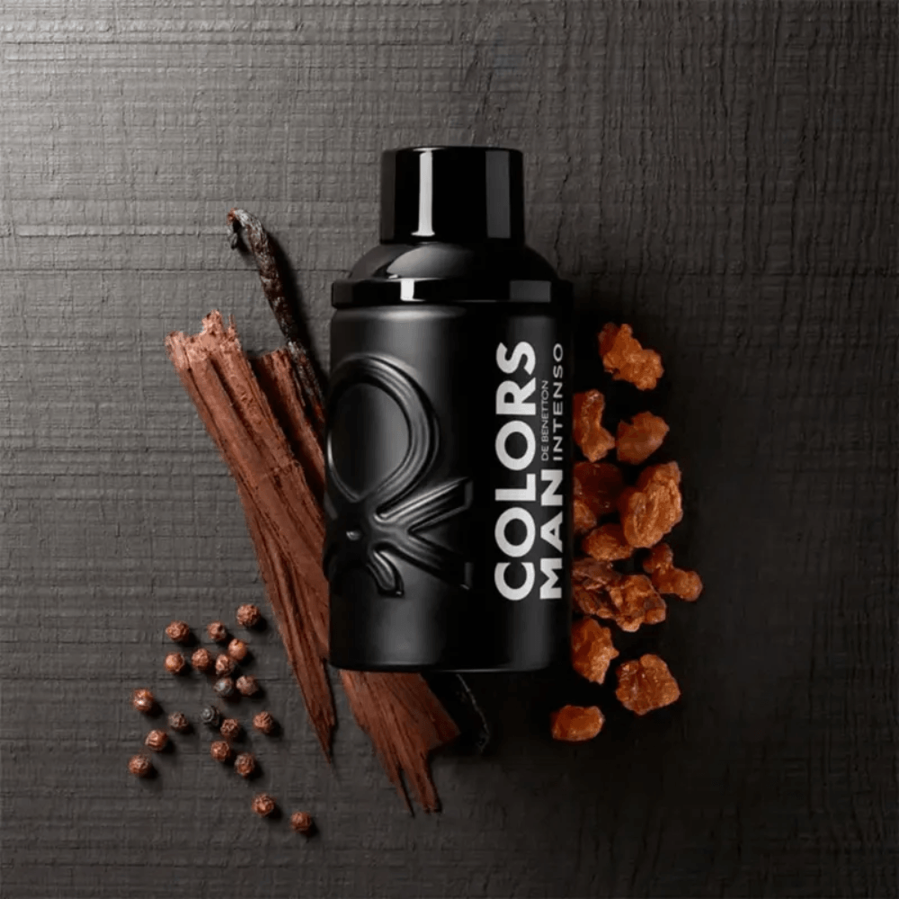 Benetton Colors Black Intenso Eau de Parfum Masculino