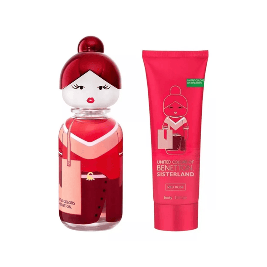 Benetton Kit Sisterland Red Eau de Toilette Feminino + Body Lotion