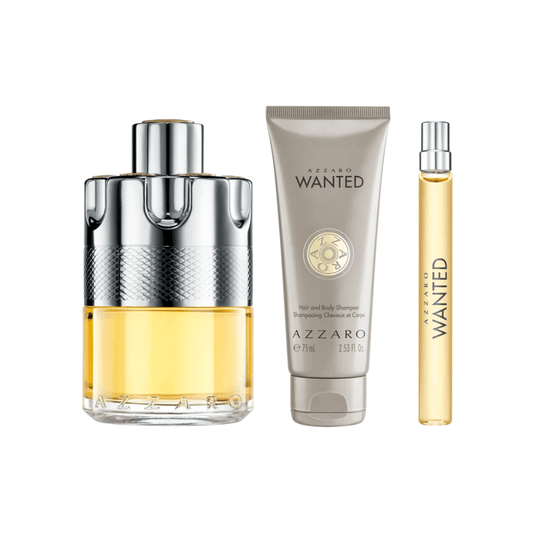 Azzaro Kit Wanted Eau De Toilette + Shower Gel + Travel Size Masculino