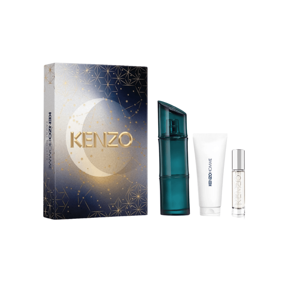 Kenzo Kit Homme Eau de Toilette Masculino + Travel Size + Shower Gel