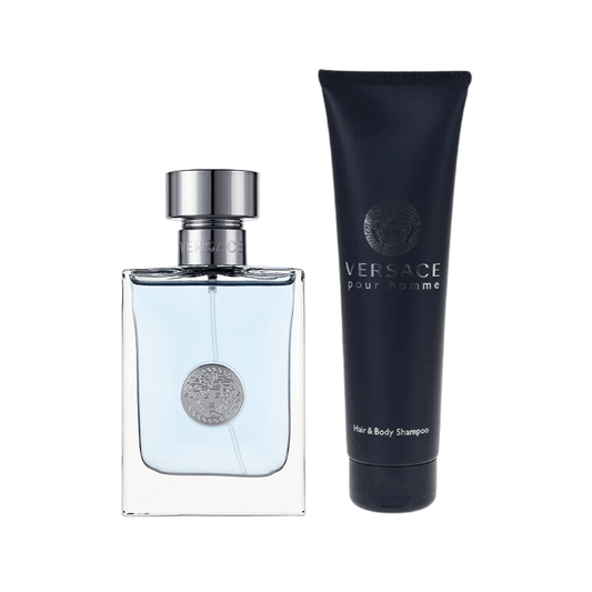 Versace Kit Pour Homme Eau De Toilette Masculino + Body Shampoo