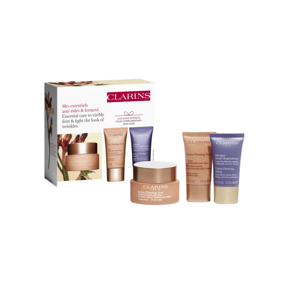Clarins Kit Extra Firming Diurno + Noturno + Máscara Firmadora
