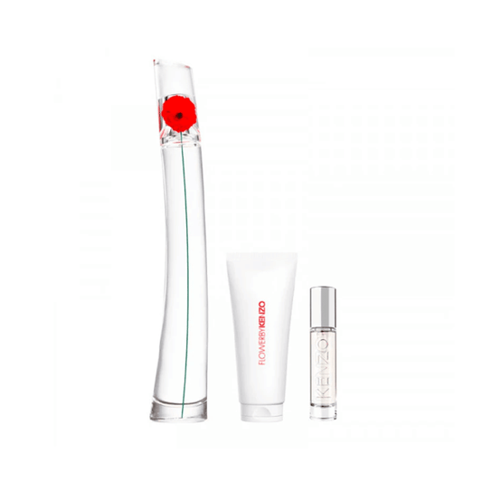Kenzo Kit Flower By Kenzo Eau de Parfum Feminino + Body Lotion + Travel Size