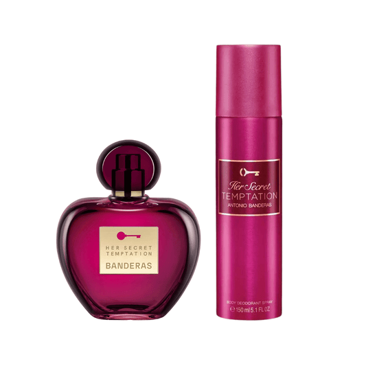Antonio Banderas Kit Her Secret Temptation Eau de Toilette Feminino + Desodorante
