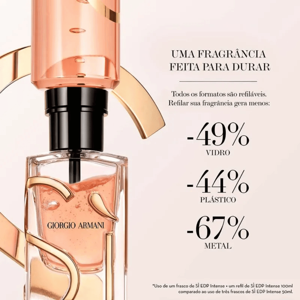 Giorgio Armani Refil Si Intense Eau de Parfum Feminino
