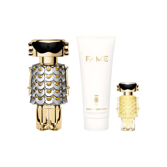 Paco Rabanne Kit Fame Eau de Parfum Feminino + Body Lotion + Travel Size