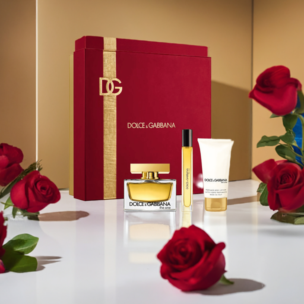 Dolce & Gabbana The One Her Eau de Parfum Feminino + Loção para Banho + Travel Size