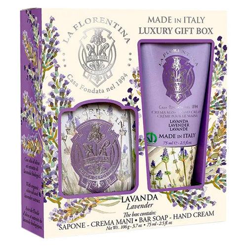 La Florentina Kit Small Lavender Creme P/ Mãos+Sabão em Barra